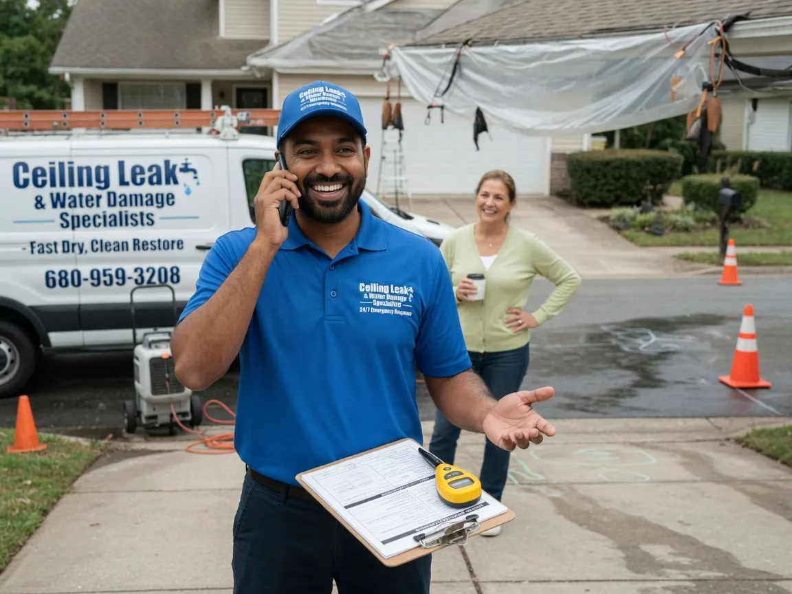 Ceiling Leak Cleanup Blountville, TN FAQs